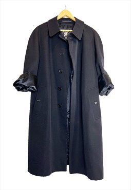 lBurberry vintage navy blue unisex trench coat, Size L 