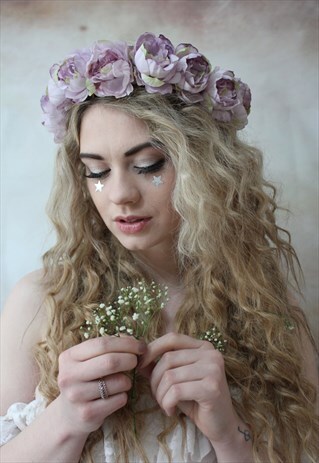 PASTEL FLOWER HEADPIECE
