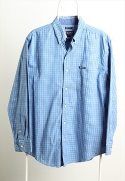 Vintage Chaps Ralph Lauren Long Sleeve Logo Checked Shirt 
