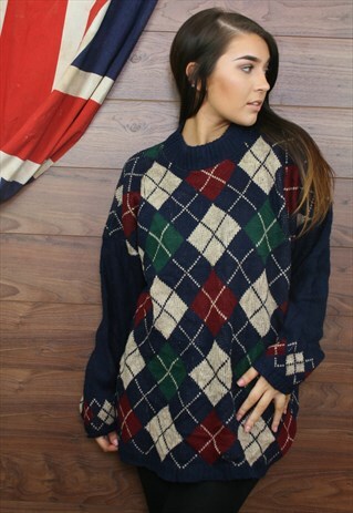 VINTAGE KNIT JUMPER OVERSIZED KNIT