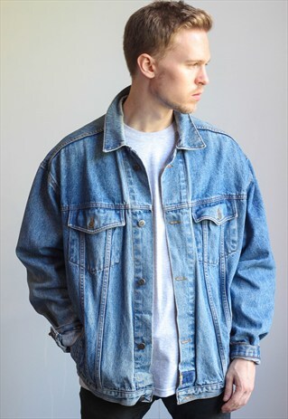 VINTAGE OVERSIZED DENIM JACKET