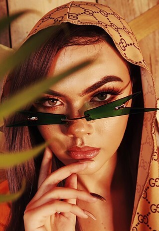 TRANSFIXER RIMLESS HANDMADE FASHION SUNGLASSES