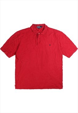 Vintage  Ralph Lauren Polo Shirt Plain Short Sleeve Button