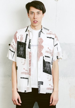 VINTAGE 90S ABSTRACT SHIRT