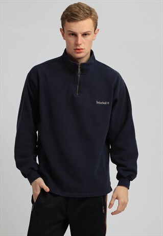 VINTAGE TIMBERLAND 1/4 ZIP SWEATSHIRT