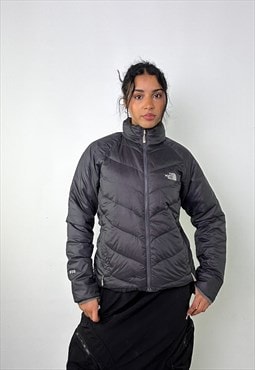 Dark Grey 90s The North Face 550 Series Puffer Jacket Coat
