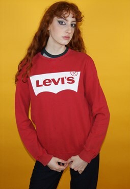 Vintage Levi's Centre Logo Jumper / Sweatshirt