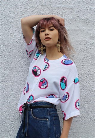 90S PATTERN VINTAGE SHIRT