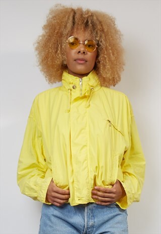 VINTAGE 80'S RIFLE YELLOW PARKA JACKET