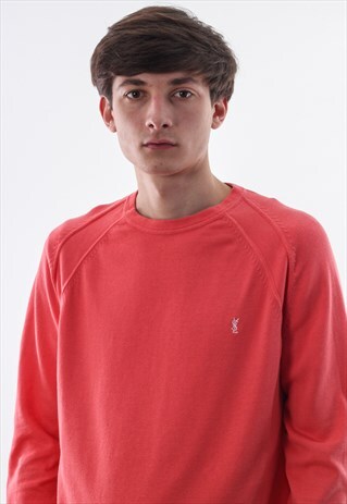 VINTAGE YVES SAINT LAURENT SWEATER 90S PINK