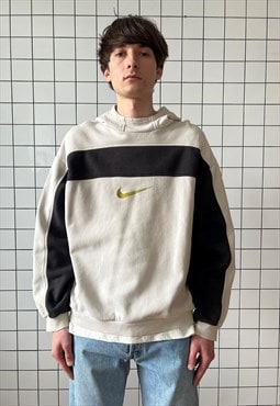 Vintage NIKE Hoodie Center Swoosh Middle Logo Sweatshirt 