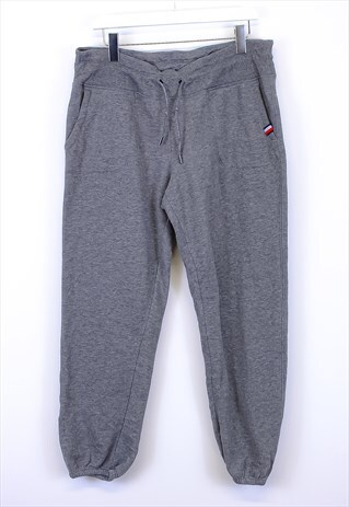 VINTAGE TOMMY HILFIGER JOGGERS GREY WITH OVERSIZED SPELLOUT