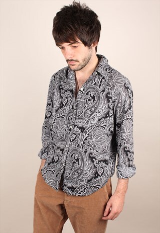 VINTAGE POLO RALPH LAUREN PAISLEY SHIRT ASM1483