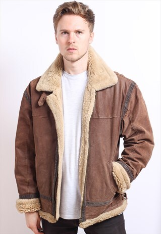 VINTAGE LEATHER AVIATOR JACKET