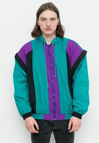 REMOVABLE SLEEVE NYLON WINDBREAKER
