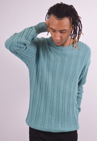 VINTAGE BROOK BROTHERS JUMPER SWEATER BLUE