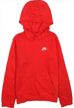 Vintage 90's Nike Hoodie Swoosh Pullover Red XLarge