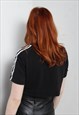 VINTAGE ADIDAS CROPPED TOP BLACK 