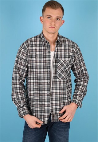 VINTAGE SALEWA CHECK SHIRT NS182