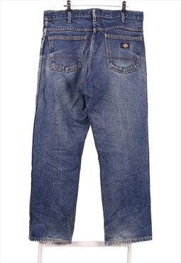 Vintage 90's Dickies Jeans / Pants Denim Straight Leg Blue