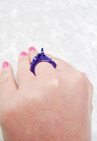 UNICORN PURPLE WRAP RING