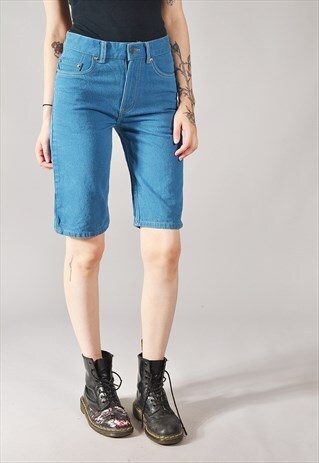 VINTAGE LEVI'S DENIM SHORTS BLUE