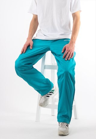 VINTAGE ADIDAS ORIGINALS TRACKSUIT PANTS 90S GREEN
