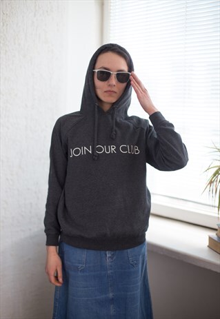 VINTAGE 90'S GREY HOODIE