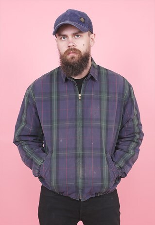 VINTAGE POLO RALPH LAUREN HARRINGTON JACKET /R4022