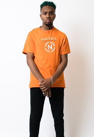 VINTAGE NAUTICA LOGO T-SHIRT