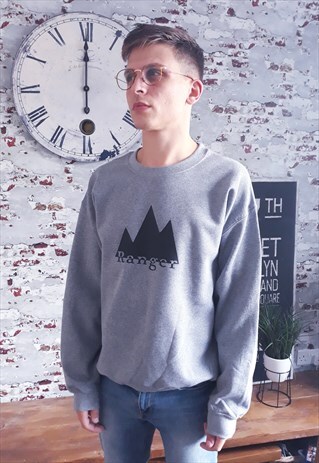 RANGER GRAPHIC PRINT GREY SWEATSHIRT