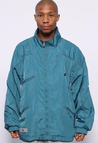 VINTAGE NIKE LOGO TRACK JACKET BLUE