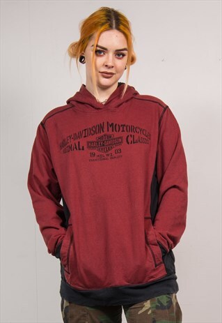 HARLEY-DAVIDSON HOODIE SWEATSHIRT JUMPER