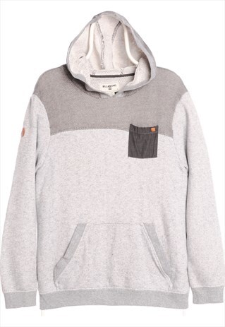 VINTAGE BILLABONG GREY POCKETED HOODIE