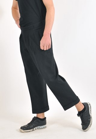 VINTAGE RETRO TAPERED TROUSERS