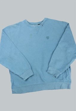 Vintage  Izod Sweatshirt  Blue XLarge