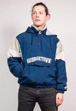 90'S VINTAGE GEORGETOWN HOYAS BASKETBALL COAT JACKET