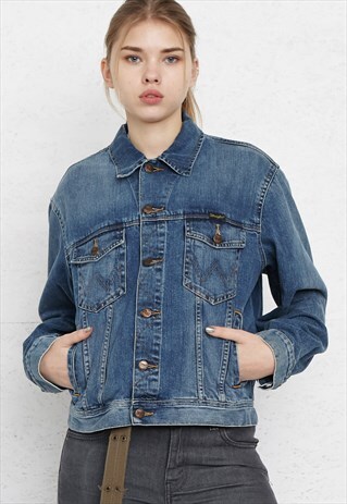 VINTAGE BLUE WRANGLER DENIM JACKET