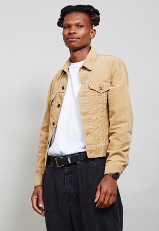 VINTAGE WHITE TAB CAMEL BROWN LEVI'S CORDUROY JACKET