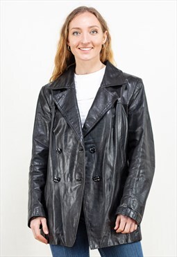 Vintage 70's Longline Leather Jacket 