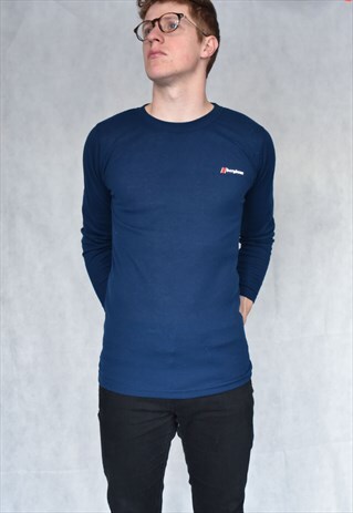 VINTAGE BERGHAUS MUSCLE FIT THERMAL T SHIRT SIZE S