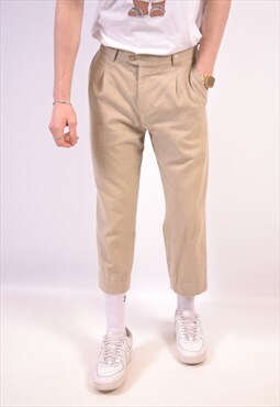 Vintage Burberry Trousers Straight Chino capri Khaki