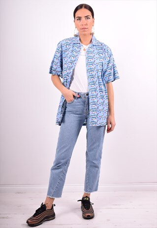 WOMENS VINTAGE SHIRT MEDIUM MULTI 90'S