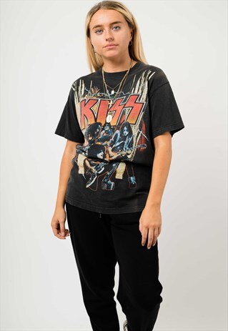 VINTAGE UNISEX KISS BAND T-SHIRT