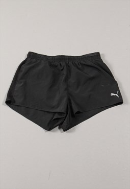 Vintage Puma Shorts in Black Summer Sportswear Medium