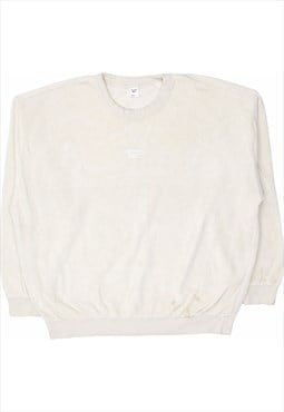 Vintage 90's Reebok Sweatshirt Heavyweight Crewneck Beige