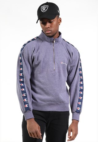 VINTAGE CHAMPION 1/2 ZIP SWEATSHIRT