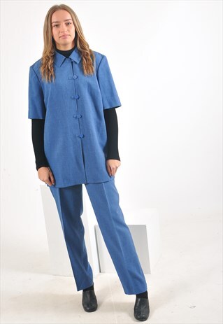 VINTAGE 90'S CO-ORDIANTES TROUSERS AND BLOUSE