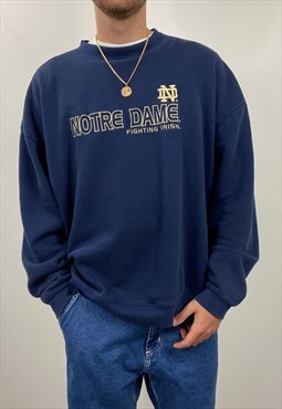 Vintage embroidered Adidas Notre Dame University sweatshirt