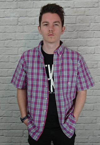 VINTAGE CHAAPS RALPH LAUREN SHORT SLEEVE SHIRT